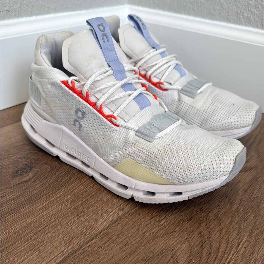 On Running Cloudtec Sneakers in GLACIER WHITE SIZE 7.5
